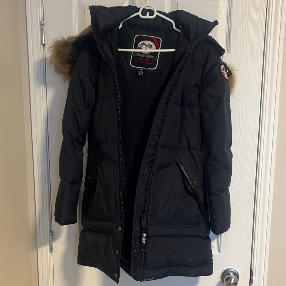 Pajar Navy Jacket with Fur Hood